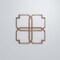 Ekena Millwork Medium Englewood Decorative Fretwork Wood Wall Panels, Walnut, 15 3/8"W x 15 3/8"H x 3/8"T WALW16X16X0375EWDWA - alternate 5